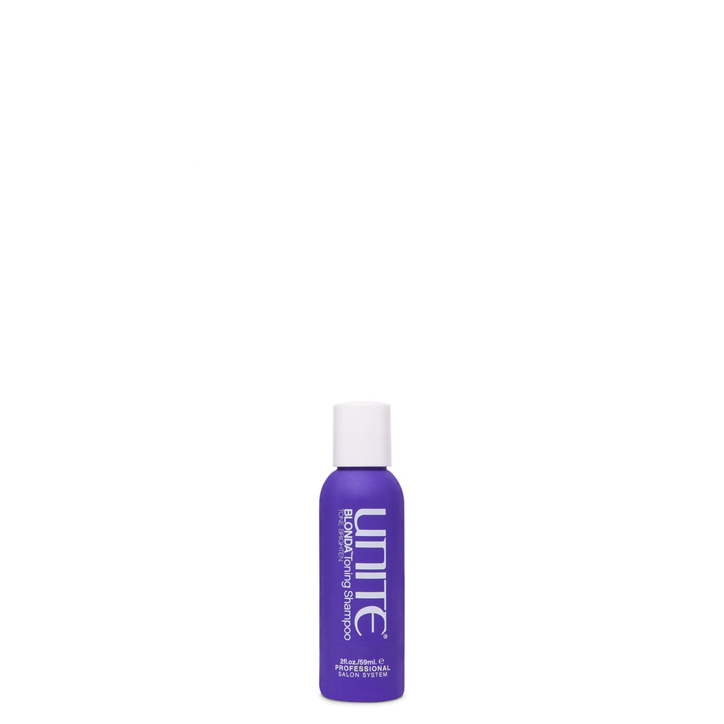 Bottle of BLONDA Toning Purple Shampoo