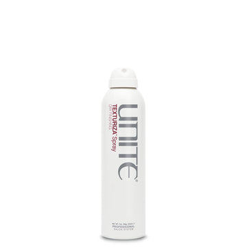 A bottle of UNITE Hair’s TEXTURIZA Hair Texturizing Spray on a white background